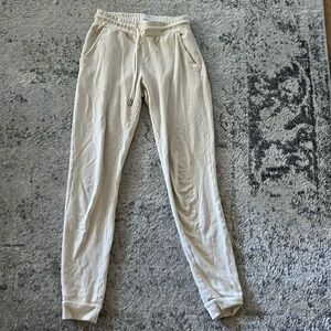 MATE the label oeatmeal color joggers, size XS, 100% organic cotton